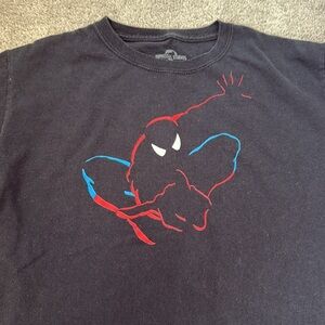 Universal Spider-Man Graphic Kids Tee - Black, Blue and Red Size Youth L